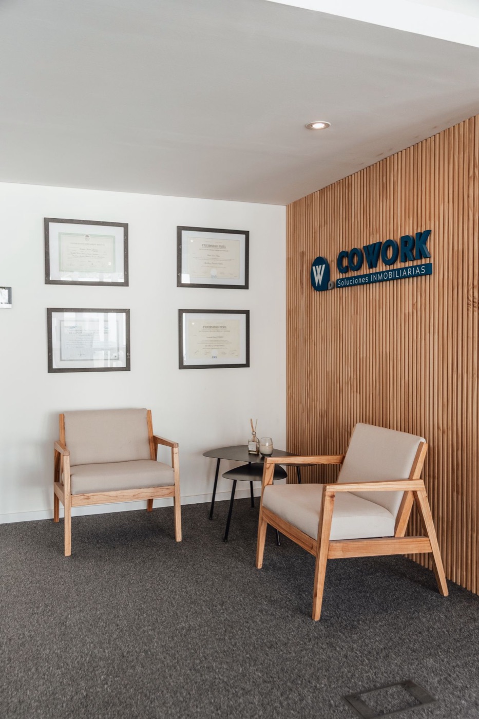 Recepción de la oficina